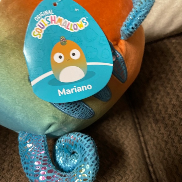 Nwt squishmallow “Mariano” the orange chameleon 7” squishmallow - Picture 2 of 4